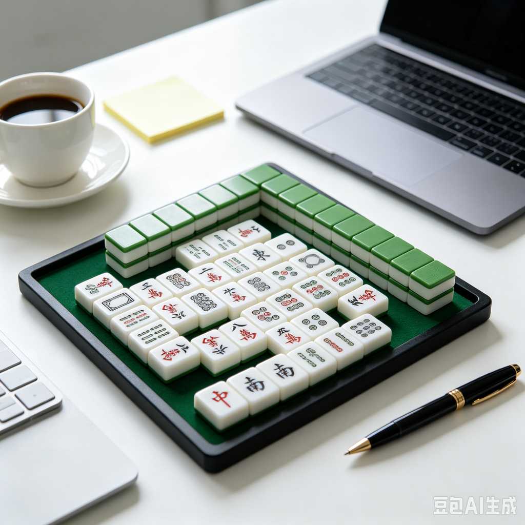 glossy mahjong tiles