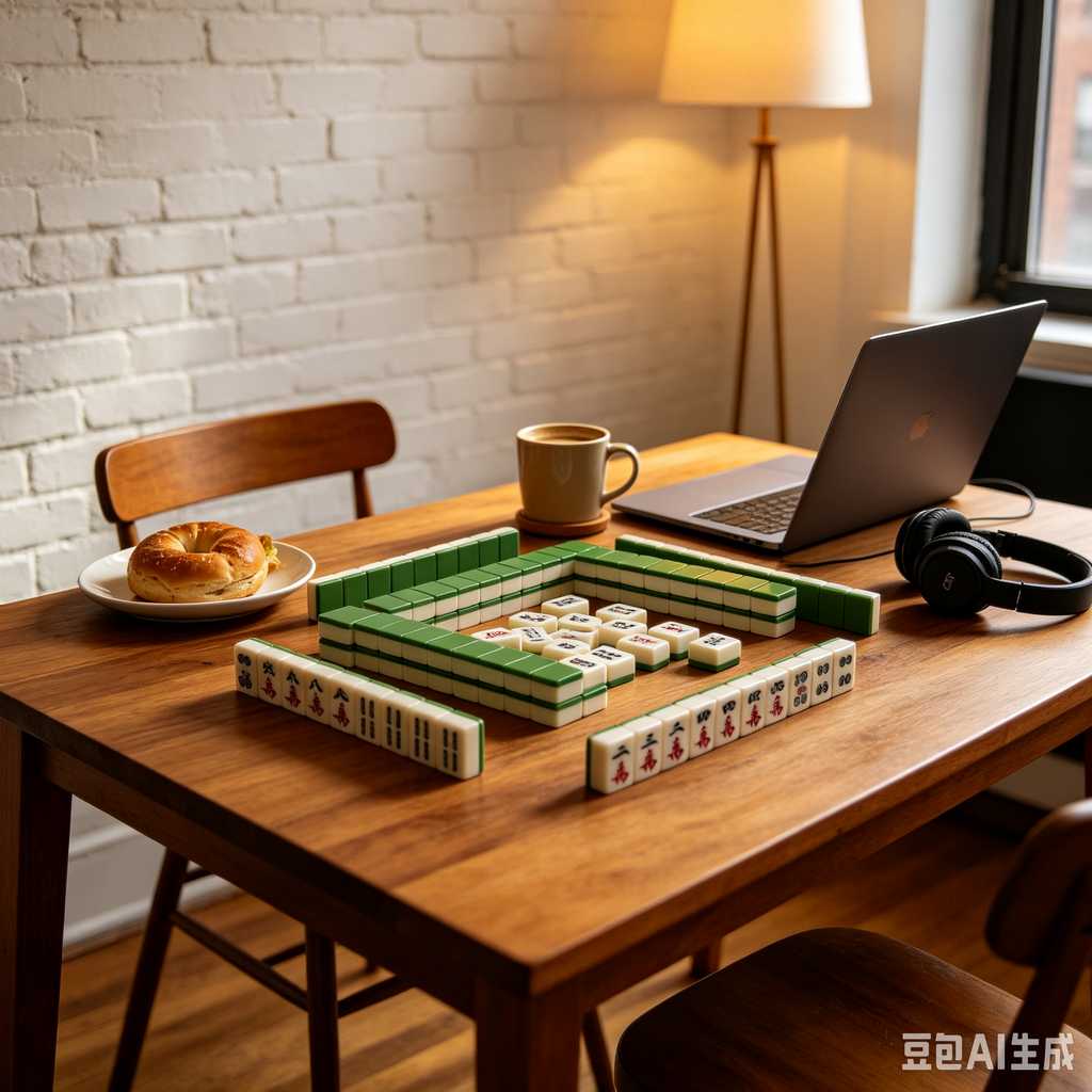 classic text mahjong set