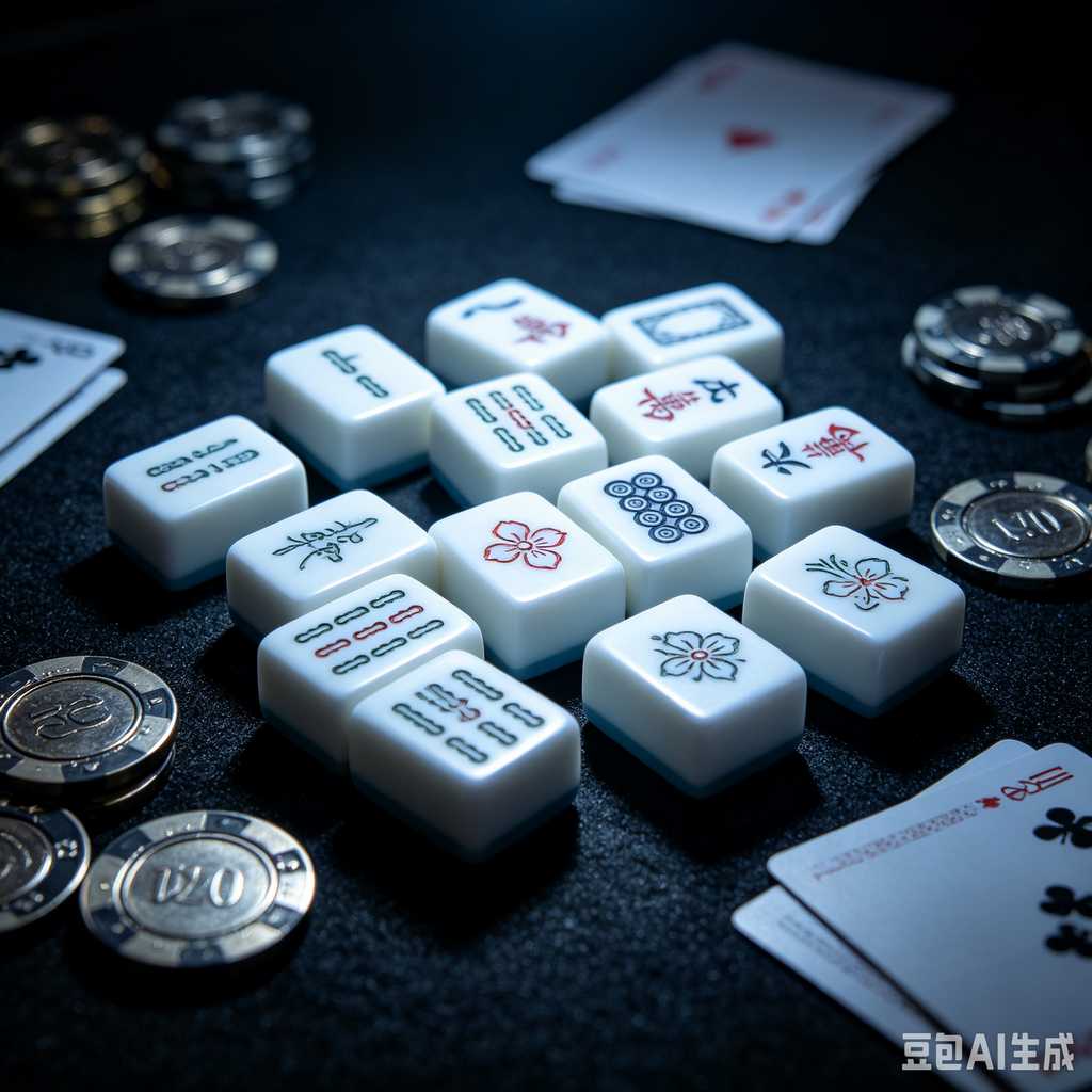 green transparent mahjong tiles
