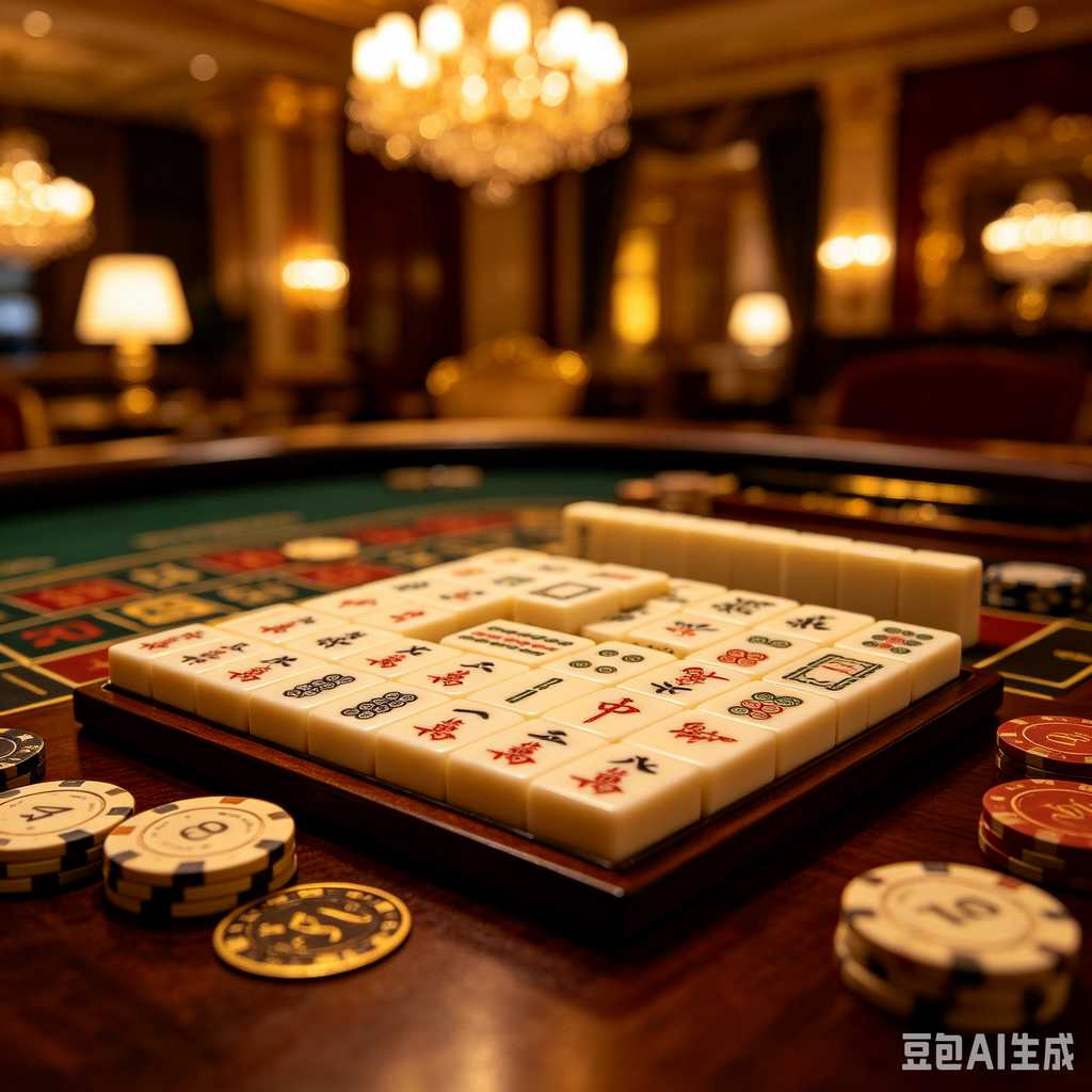 black crystal mahjong tiles