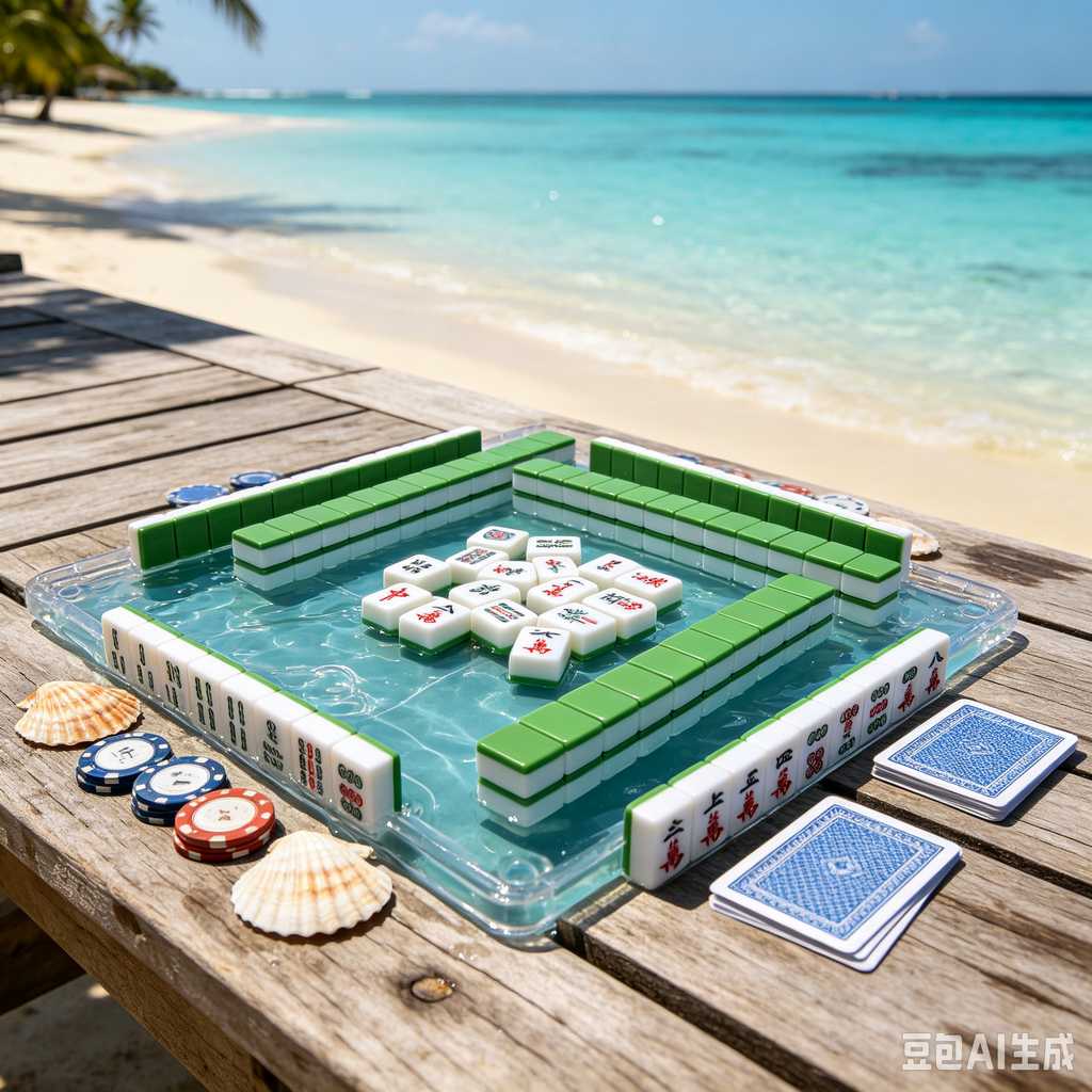 decorative text mahjong set
